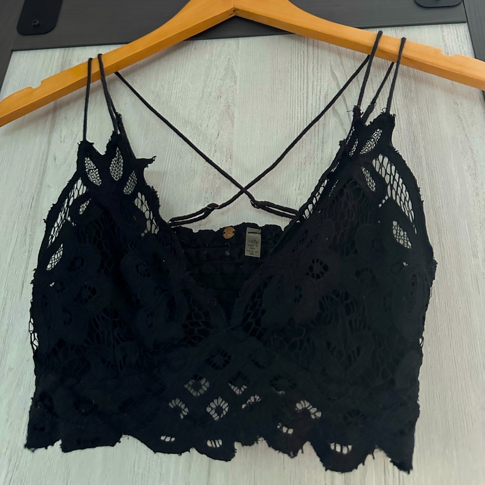 Free People Crochet Lace Bralette